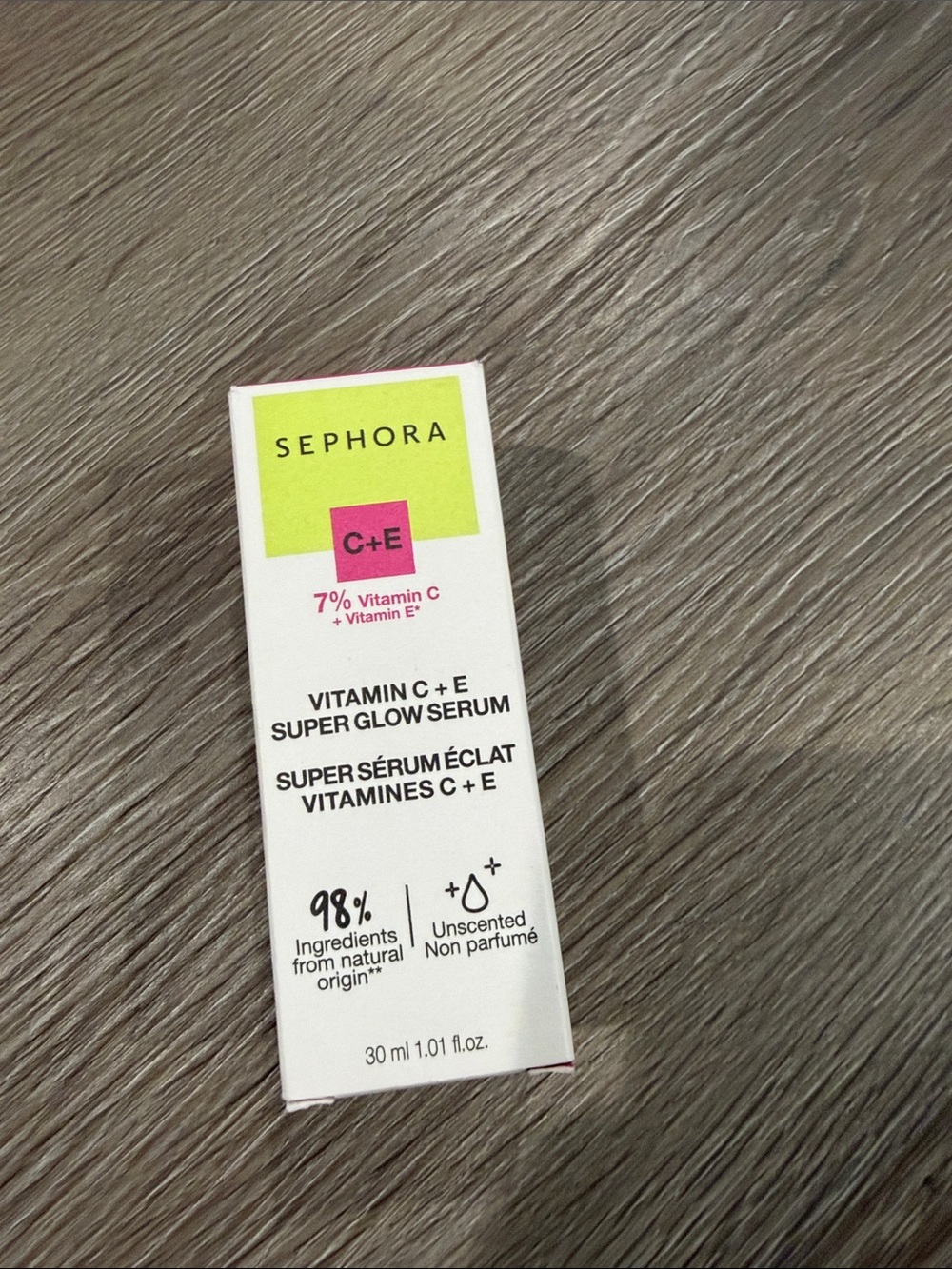 Sephora Vitamin C + E Super Glow Serum — White, Lime Green, Pink